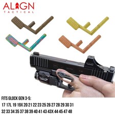 Align Fits Glock Gen 3-5 17 19 23 26 43X 45 47 48 Thumb Rest Trigger Pin PVD picture