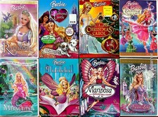 Classic 2000s Barbie DVD Collection Lot – 8 Original-Era Releases Mint picture