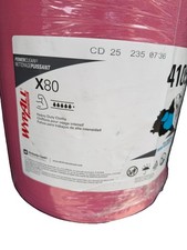 KIMBERLY CLARK WYPALL X80 WIPERS SHOP TOWELS CLEANING RAGS 41055 RED JUMBO ROLL picture