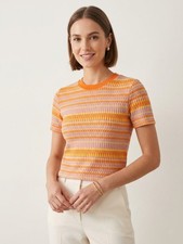 Zara Jacquard Knit Tee picture