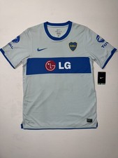 NIKE BOCA JUNIORS 2010/11 AWAY JERSEY BRAND NEW SIZE LARGE MARTIN PALERMO picture