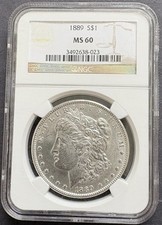 1889-P  $1  MORGAN SILVER DOLLAR  