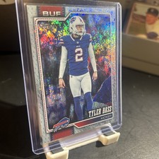 Tyler Bass #209 Crackle Foil - 2026 Topps NFL Flagship Buffalo Bills picture