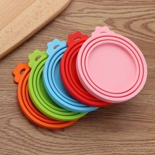 3 Pack Silicone Pet Food Can Covers Universal Dog Cat Lid Safe Easy Open New picture