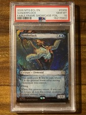 MTG✨SUNDERFLOCK (Fable Frame Showcase) FOIL✨Lorwyn Eclipsed PSA 10 RARE Creature picture