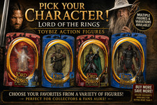 LORD OF THE RINGS Choose Your Action Figure NEW in Box ToyBiz Buy More & Save picture