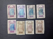 France Colonies Stamps Guinea early 1900s Assortment of 8 #63 5x & #64 3x MH OG picture