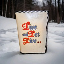 Personalized AA Live & Let Live Big Book Cover picture