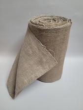 Hemp Fabric Antique 19th European Homespun  Rustic Linen 8yardsx21