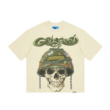 Godspeed NextGen Crew Neck T-Shirt Badges of Honor II Mens Beige BADGES OF HONOR picture