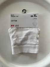 UNIQLO Men's Briefs White Cotton Blend Men's Underwear XL picture