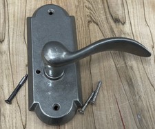 Rocky Mountain Arched Passage Escutcheon 2-1/2x6-1/2” w/ Small Beaver Tail Lever picture