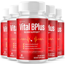 (5 Pack) Vital B Plus Advanced Blood Support Supplement VitalBPlus 300 Capsules picture