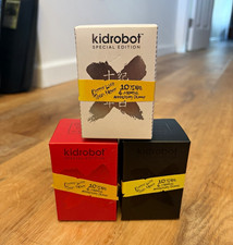 Kidrobot Special Edition Anniversary Dunny Vinyl Figure Lot of 3 (Boxed) picture
