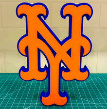 New York Mets 3D Printed Multicolor Logo Sign Wall Desk Shelf Art Man Cave Decor picture