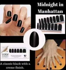 🎯Color Street Nail Strips L-Q🎯 All Colors Glitter Solid French New picture