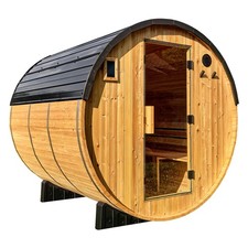 Backyard Discovery Paxton 4-6 Person Cedar Outdoor Barrel Sauna NEW picture