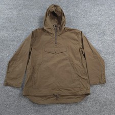 Filson Jacket Mens S Brown Ranger Anorak Waxed Canvas Pullover Outdoors Hiking picture