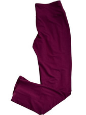 J. Jill Wearever Collection Burgundy Smooth Fit Pull On Straight Leg Pants Med picture