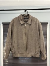 Vintage YSL Yves Saint Laurent Pour Homme Check Harrington Blouson Jacket Small picture
