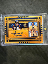 Panini Gold Standard 2023 Steve Atwater Broncos GJS-SA Auto Gold Jacket 09/10 SP picture