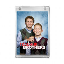 2025-26 - TKACHUK BROTHERS - LIMITED EDITION CUSTOM HOCKEY CARD #'D /50 + BONUS picture