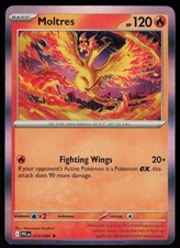 Moltres 014/094 Rare Phantasmal Flames Pokemon Holo Near Mint picture