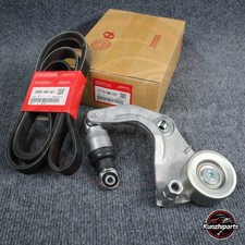 OEM Tensioner Pulley & Serpentine Drive Belt Kit For 2006-11 Honda Civic 1.8L US picture