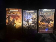 R.A. Salvatore Sellswords Trilogy Complete 1-3 1st Printings Forgotten Realms picture