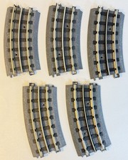 MTH Real Trax O Gauge 0-31 Half Curve Track Lot Of 5 picture