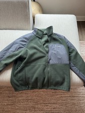Columbia Vertex Full Zip Fleece Jacket Men’s 2XL Green Outdoors Interchange  picture