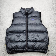 Vintage Eddie Bauer Ebtek Goose Down Vest Mens Medium Black Puffer Outdoors picture