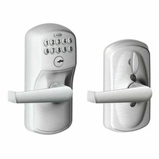Schlage FE595 PLY 626 ELA Keypad Camelot Electronic Keypad Door Flex Lock Satin picture