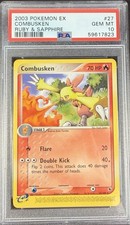 2003 Pokémon EX Ruby & Sapphire 27 Combusken PSA 10 Gem Mint picture