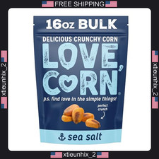 Love Corn Sea Salt Roasted Corn Snack 16oz Bulk Bag Gluten Free Vegan picture