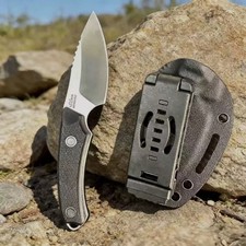 Buck 662 Alpha Scout Fixed Blade Knife S35VN BOS USA Black w/ Sheath Box picture