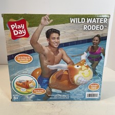 Wild Water Rodeo 4ft 7 Play Day Pool Bull Toy Brand New In Box Out of Stock Rare picture