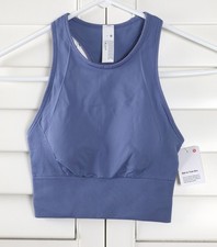 LULULEMON Athletica NWT Blue Ebb to Train Yoga Padded Sports Bra Top Size 2 picture