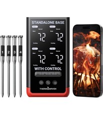 Thermomaven P4 Wireless Meat Thermometer | Smart App Control | Grill BBQ Smoker picture