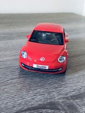 VW VOLKSWAGEN NEW BEETLE (A5) CAR RED ~1/36 VEHICLE COLLECTORS DIECAST MODEL picture