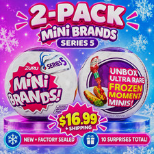 ZURU Mini Brands Series 5 2-Pack Frozen Food Minis Multicolored 2023 Sealed picture
