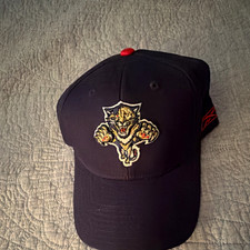 Reebok Florida Panthers NHL Hockey Hat Cap Navy Red Officially Licensed picture