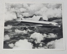 Vintage 1962 Boeing Press Photo TWA 707-131B StarStream Jet Airliner W/Snipe picture