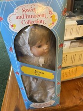 Jessica Porcelain Doll with Stand In Original Box picture