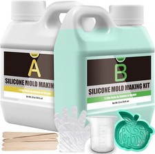 Silicone Molds Making Kit 18/46Oz Liquid Silicone Rubber For Diy Mold Making picture