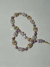 vintage Napier lucite beads necklace  with gold tone picture