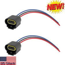 2PCS H13/9008 Headlight Connector with Wire Pigtail,Female/Male Headlight Socket picture