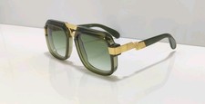 Cazal Eyeglasses Full Green & Gold Frame Green Tinted Lens Vintage eyewear picture