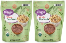 Great Value Organic Whole Flax Seed, 22 oz  (Pack of 2) picture