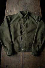 BNWT RARE Black Sign 1920's Type 1 Military Twill Pleats Jacket sz40 picture